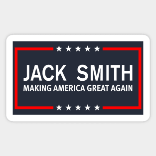 Jack Smith Is Making America Great Again Sticker